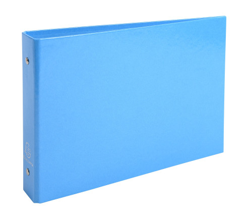 Classeur rigide rembordé pour fiches bristol 125x200mm 2 anneaux 25mm Iderama