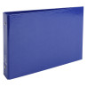 Classeur rigide rembordé pour fiches bristol 125x200mm 2 anneaux 25mm Iderama