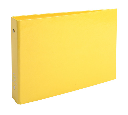 Classeur rigide rembordé pour fiches bristol 125x200mm 2 anneaux 25mm Iderama