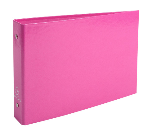 Classeur rigide rembordé pour fiches bristol 125x200mm 2 anneaux 25mm Iderama