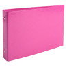 Classeur rigide rembordé pour fiches bristol 125x200mm 2 anneaux 25mm Iderama