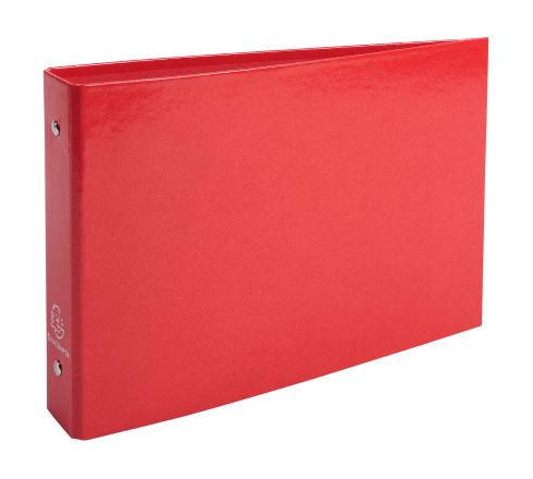 Classeur rigide rembordé pour fiches bristol 125x200mm 2 anneaux 25mm Iderama