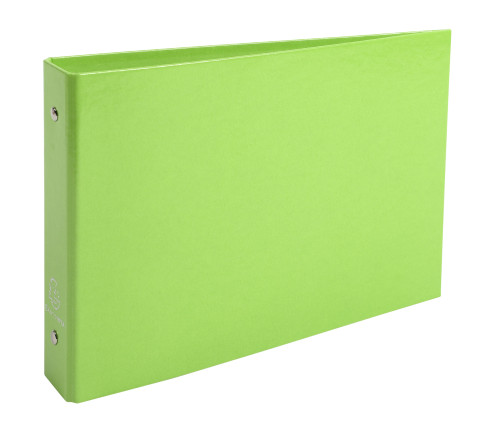 Classeur rigide rembordé pour fiches bristol 125x200mm 2 anneaux 25mm Iderama