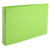 Classeur rigide rembordé pour fiches bristol 125x200mm 2 anneaux 25mm Iderama