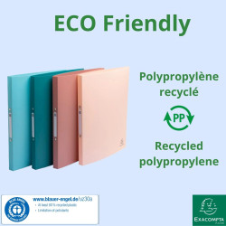 Classeur souple 4 anneaux PP recyclé Skandi
