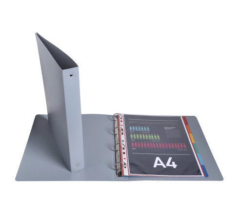 Classeur 4 anneaux 30mm polypropylène recyclé Ellipse - A4 Maxi