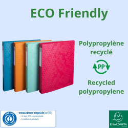 Classeur 2 anneaux 30mm polypropylène recyclé Maïa - A4