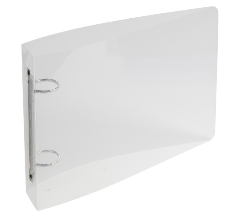 Classeur pour fiches bristol 100x150 2 anneaux 25mm polypropylène Crystal colours