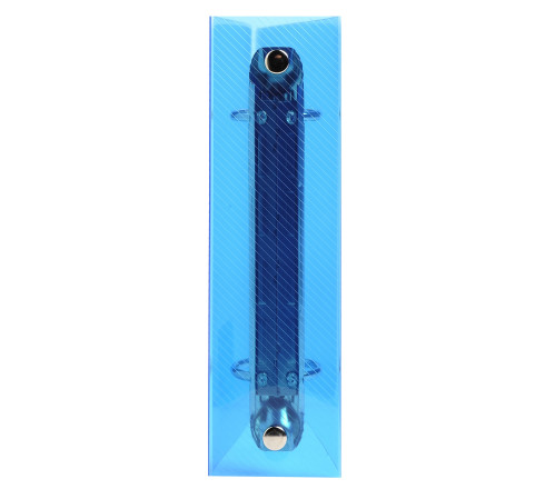 Classeur pour fiches bristol 100x150 2 anneaux 25mm polypropylène Crystal colours