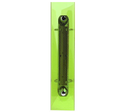 Classeur pour fiches bristol 100x150 2 anneaux 25mm polypropylène Crystal colours