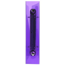 Classeur pour fiches bristol 100x150 2 anneaux 25mm polypropylène Crystal colours