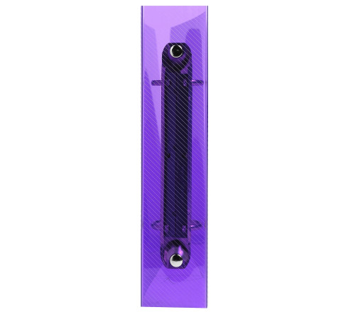 Classeur pour fiches bristol 100x150 2 anneaux 25mm polypropylène Crystal colours