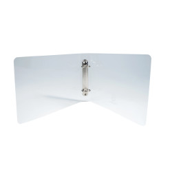 Classeur pour fiches bristol 125x200 2 anneaux 25mm polypropylène Crystal colours