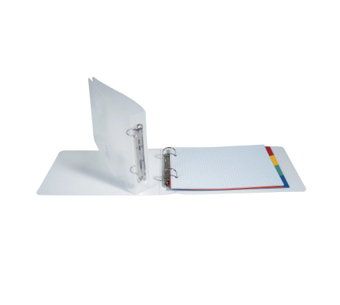 Classeur pour fiches bristol 125x200 2 anneaux 25mm polypropylène Crystal colours