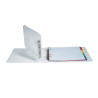 Classeur pour fiches bristol 125x200 2 anneaux 25mm polypropylène Crystal colours