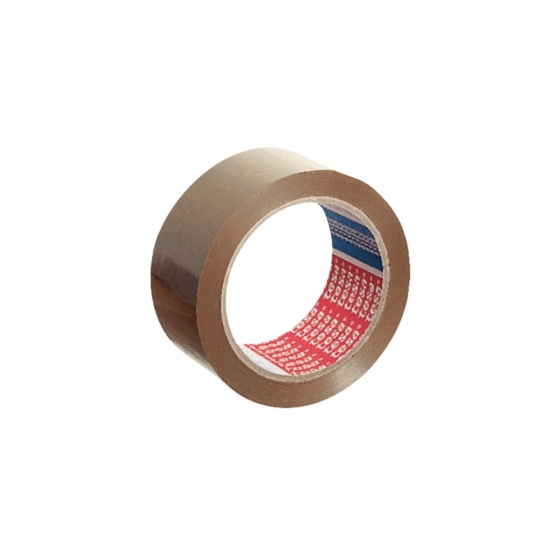 Lot 6 rouleaux adhésif PVC havane 50 mm x 66 m