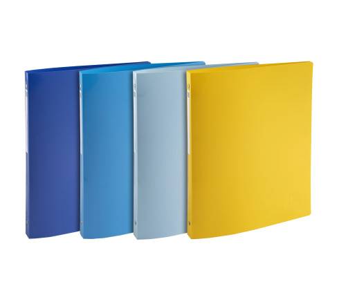 Classeur 4 anneaux 15mm polypropylène recyclé BeeBlue - A4