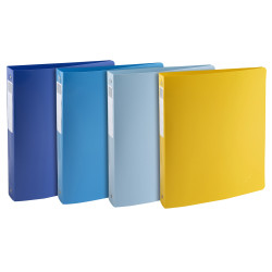 Classeur 4 anneaux 30mm polypropylène recyclé BeeBlue - A4 Maxi