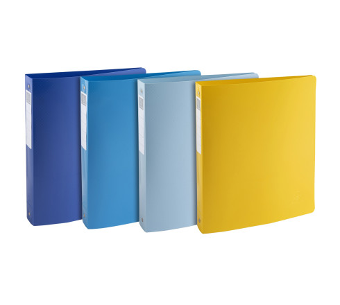 Classeur 4 anneaux 30mm polypropylène recyclé BeeBlue - A4 Maxi