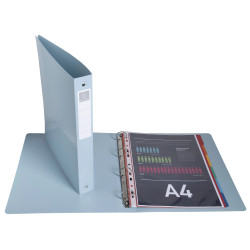 Classeur 4 anneaux 30mm polypropylène recyclé BeeBlue - A4 Maxi