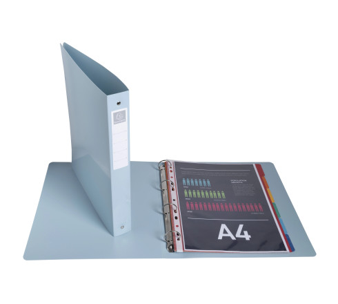 Classeur 4 anneaux 30mm polypropylène recyclé BeeBlue - A4 Maxi