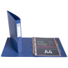 Classeur 4 anneaux 30mm polypropylène recyclé BeeBlue - A4 Maxi