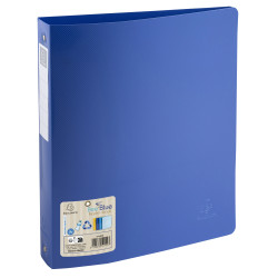Classeur 4 anneaux 30mm polypropylène recyclé BeeBlue - A4 Maxi