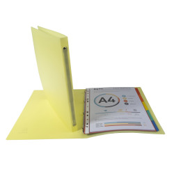 Classeur 4 anneaux 15 mm polypropylène Chromaline Pastel - A4