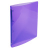 Classeur 4 anneaux 15 mm polypropylène Crystal colours - A4