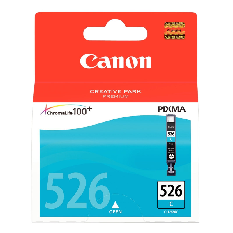 Canon 526 cartouche jet d'encre cyan authentique (CLI526C)