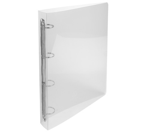 Classeur 4 anneaux 30 mm polypropylène Crystal - A4 maxi