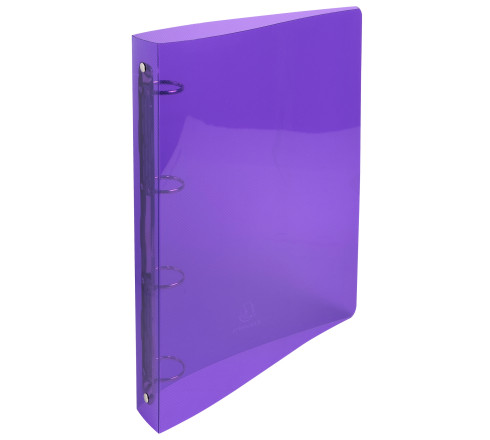 Classeur 4 anneaux 30 mm polypropylène Crystal - A4 maxi