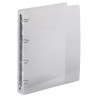 Classeur 4 anneaux 30 mm polypropylène Crystal - A4 maxi