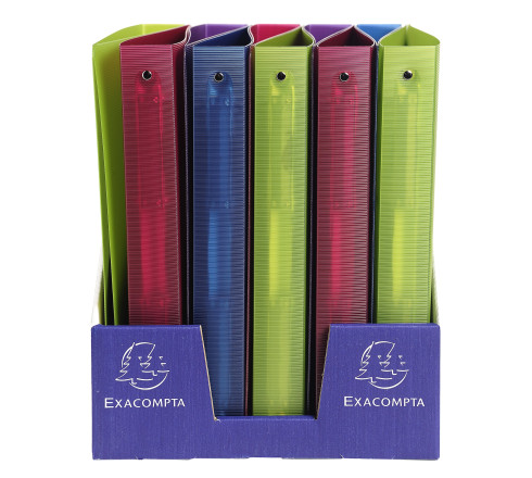 Classeur 4 anneaux 30mm polypropylène Linicolor® intensive - A4 maxi