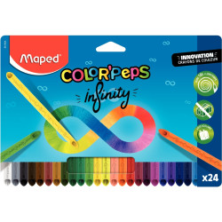 Pochette de 24 crayons de couleur Infinity