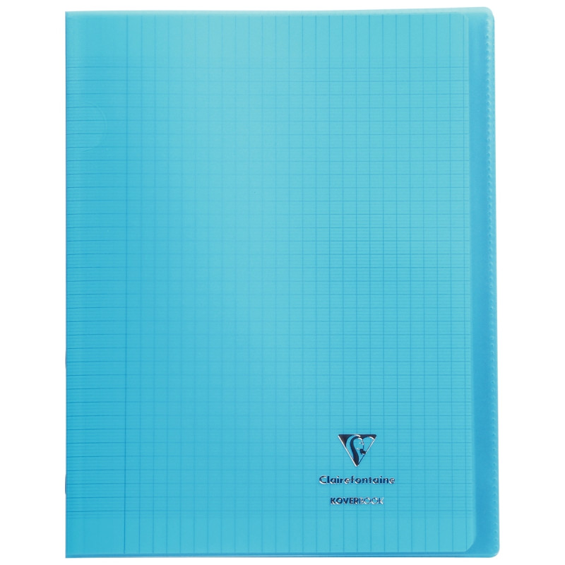 Piqûre 96 pages KOVERBOOK, format 24x32 cm, seyès 90g, couverture poly