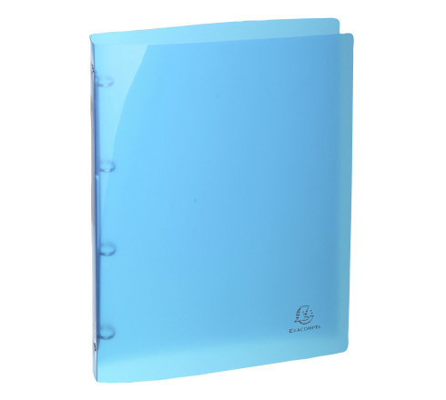 Classeur 4 anneaux 15mm IDERAMA PP polypropylène 5/10e - A4