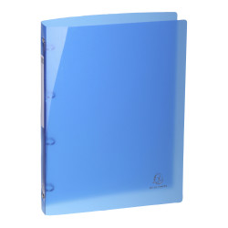 Classeur 4 anneaux 15mm IDERAMA PP polypropylène 5/10e - A4