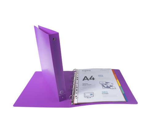 Classeur 4 anneaux 30mm polypropylène OPAK - A4 Maxi