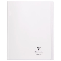 Piqûre 96 pages KOVERBOOK, format 24x32 cm, seyès 90g, couverture poly