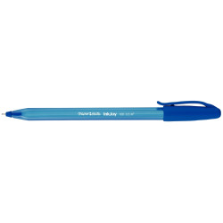 Boîte de 50 stylos Inkjoy 100 pointe fine bleu