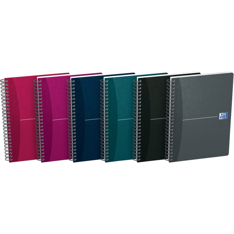Cahier à reliure intégrale 180 pages ESSENTIALS, format A5, quadrillé