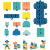 Jeu de construction BRIQUI, 100 pièces