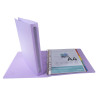 Classeur 4 anneaux 30 mm polypropylène Chromaline Pastel - A4 Maxi