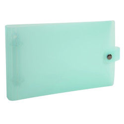Classeur pour fiches bristol A5 et 125x200 2 anneaux 30mm polypropylène Chromaline Pastel