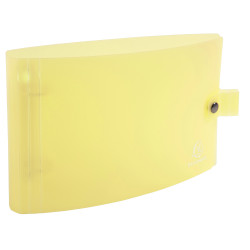 Classeur pour fiches bristol A5 et 125x200 2 anneaux 30mm polypropylène Chromaline Pastel