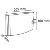 Classeur pour fiches bristol A5 et 125x200 2 anneaux 30mm polypropylène Chromaline Pastel