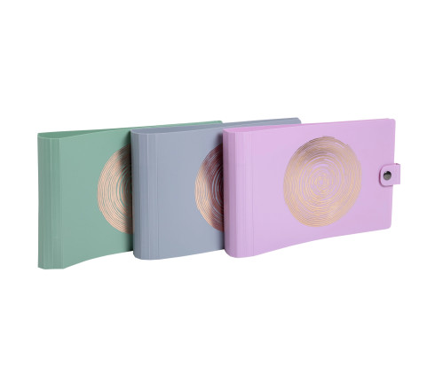 Classeur pour fiches bristol 2 anneaux 30mm PP recyclé Ellipse