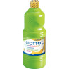 Flacon de 1L de gouache liquide lavable GIOTTO coloris vert printemps