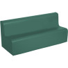 Canapé en PVC 110x40x45cm bleu